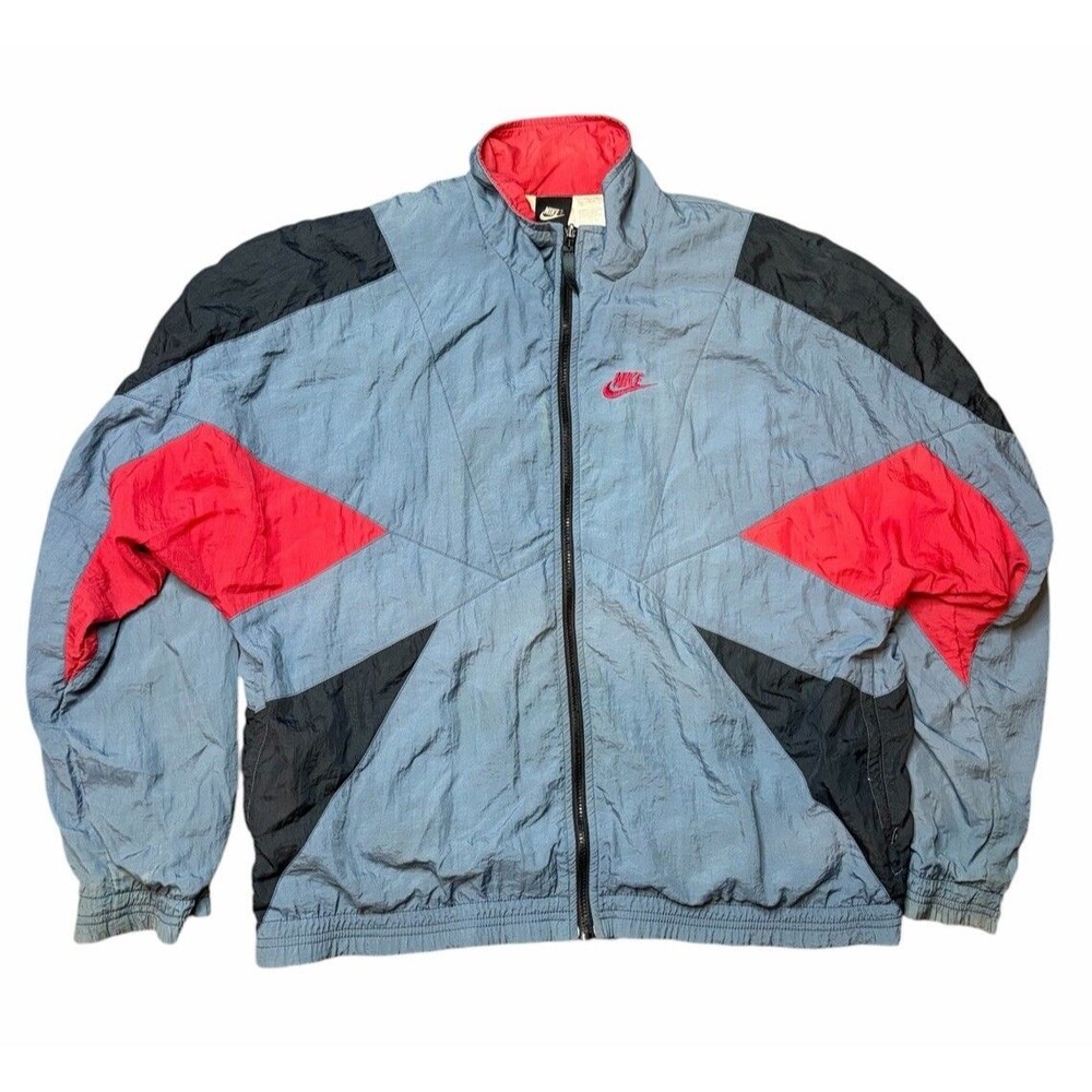 Vintage Nike Windbreaker Track Jacket Mens Size Medium
